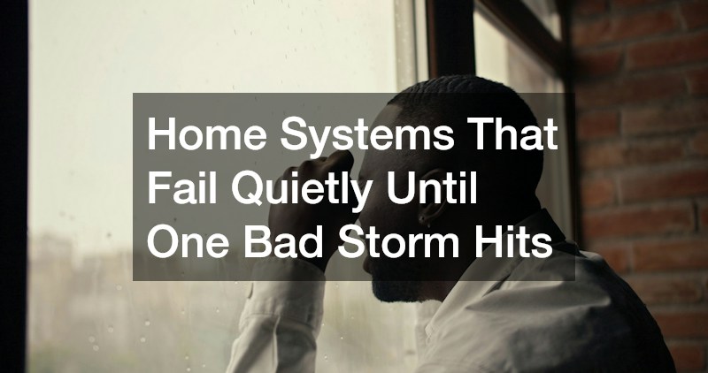 Home Systems That Fail Quietly Until One Bad Storm Hits